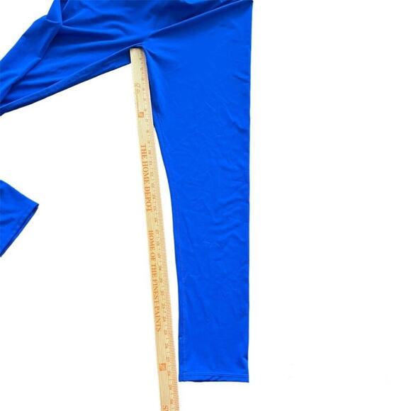 Dolfin Aquashape Women's Swim Leggings XXL Blue Sun Protection Low Rise - Picture 6 of 6